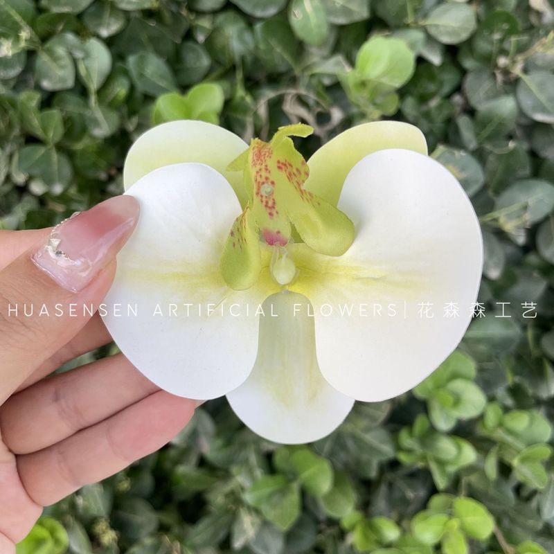 3Dプリントフィルム胡蝶蘭シミュレーション単輪花頭手作り結婚お土産喜糖箱装飾diy靴花|undefined