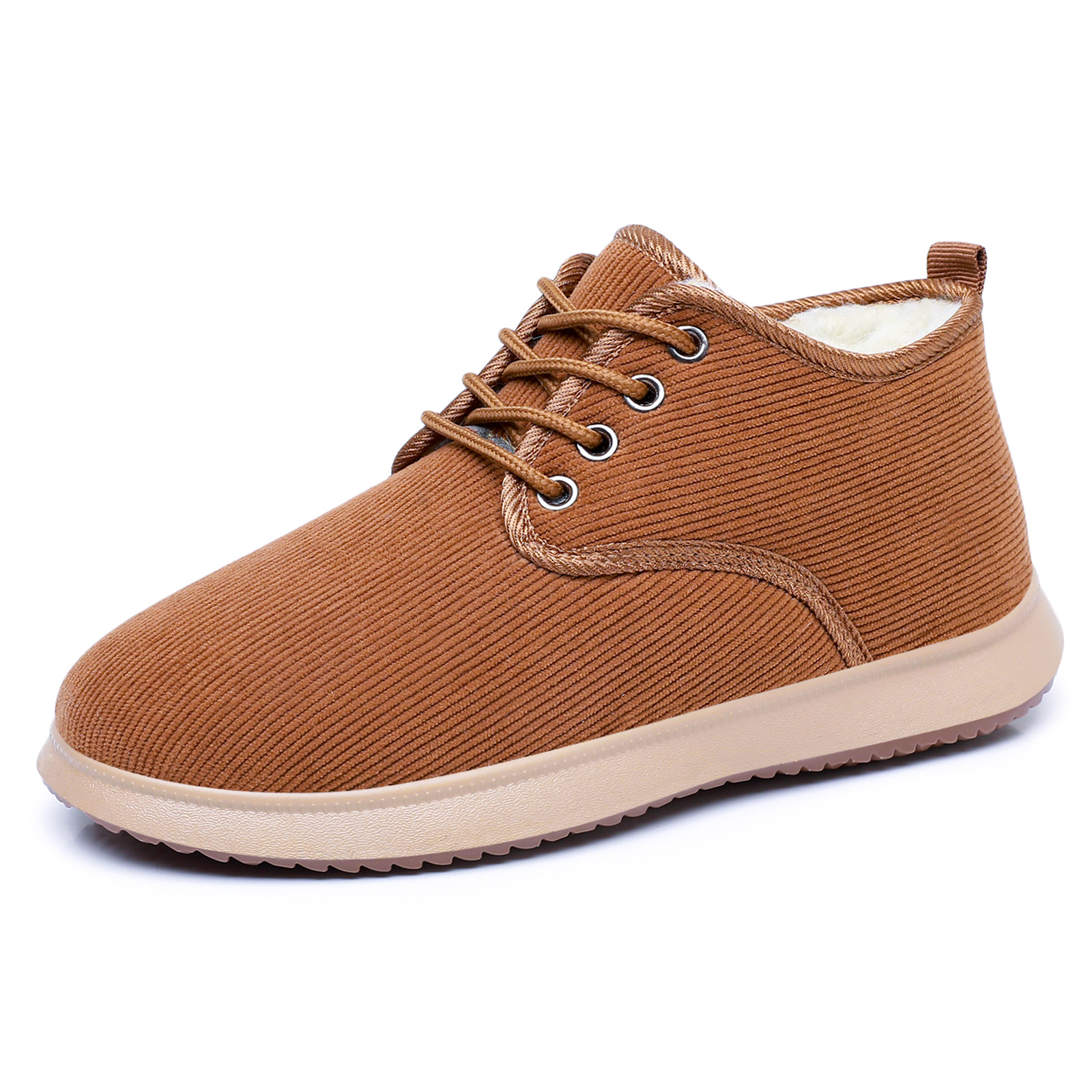 Zapatos de algodón de invierno para mujeres, botas de nieve cálidas y zapatos de lana para niños, botas de algodón cómodas, botas de algodón ligeras y versátiles