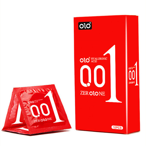 OLO hyaluronic acid ultra-thin 001 condoms sexy condoms Amazon AliExpress export foreign trade condoms