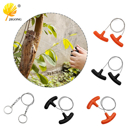 Multipurpose Mini Pocket Saw Wire Saw Stainless Steel Hand Pull Wire Saw Rope Outdoor Camping Survival Equipment Saw