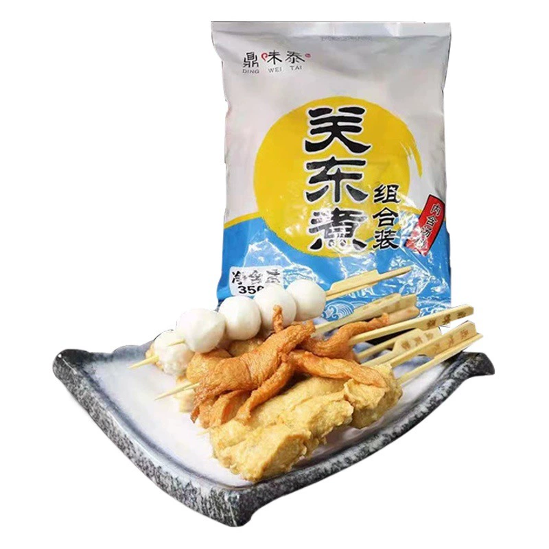 Dingweitai Kantong вареные ингредиенты шашлык из коммерческих рыбных шариков в горячем горшке