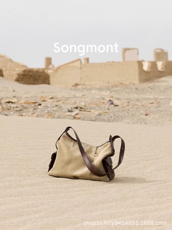 【现货】Songmont山下有松旅行包hobo包循迹系列电脑包女士斜跨包|undefined