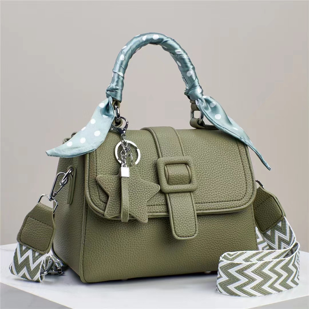 Bolso crossover femenino 2024 nuevo bolso de mensajero de un solo hombro de moda verano textura todo-fósforo ligero bolso cuadrado pequeño bags