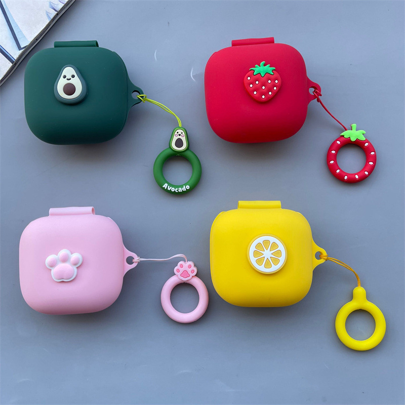 Suitable for Moyin Beats Powerbeats Pro2 Bluetooth Headset Protective Cover Butter Fruit Silicone Fit Case