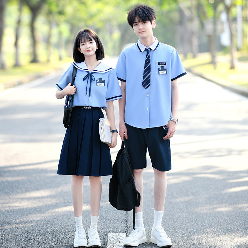 Class Uniforms for Junior High School Students, College-Style Jk Uniforms, Shirts, School Uniforms, Graduation Photo Suits, Chorus Performance Uniforms for High School and Primary School Students