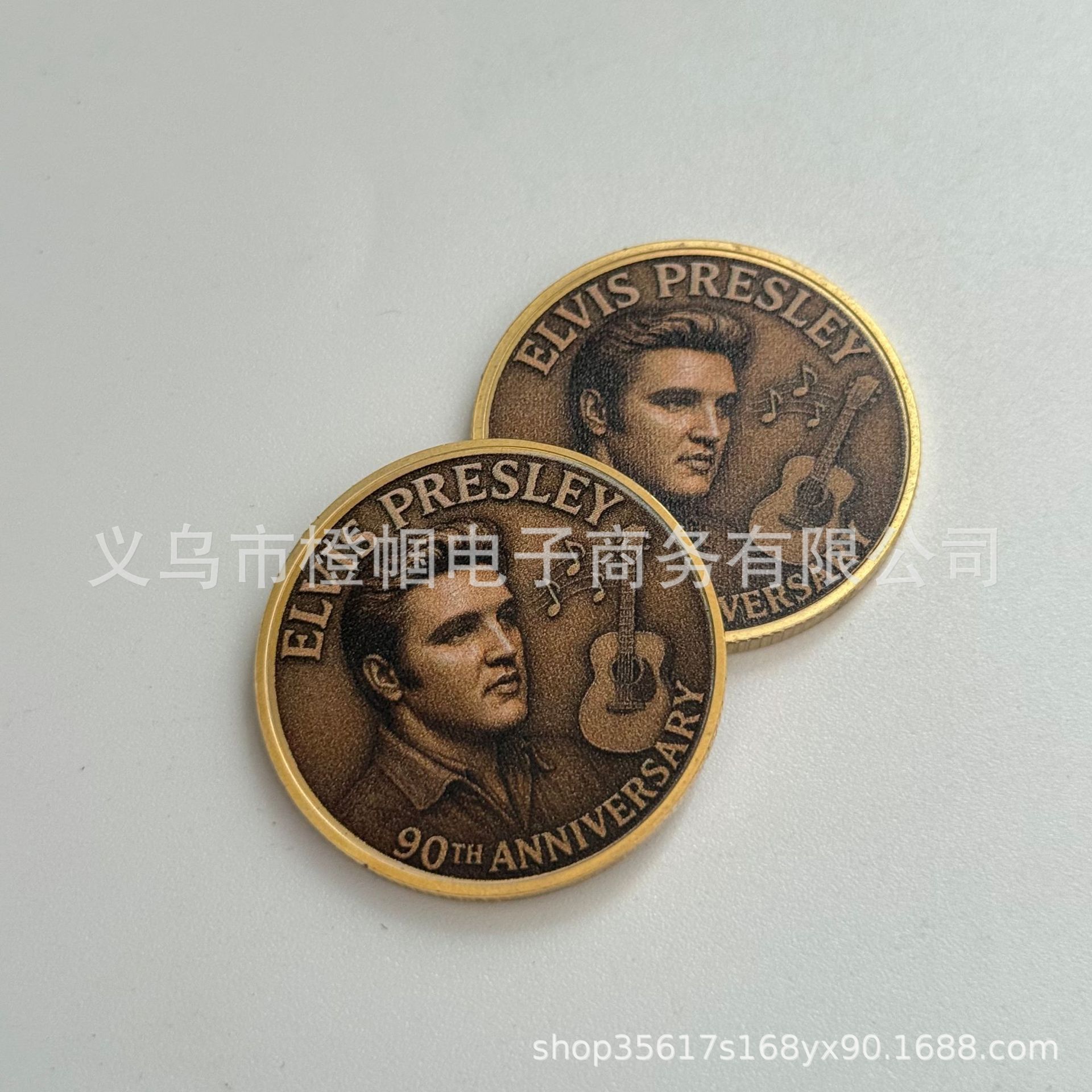 Cross-Border Elvis Presley 90Th Anniversary Coin Elvis Presley 90Th Anniversary Coin