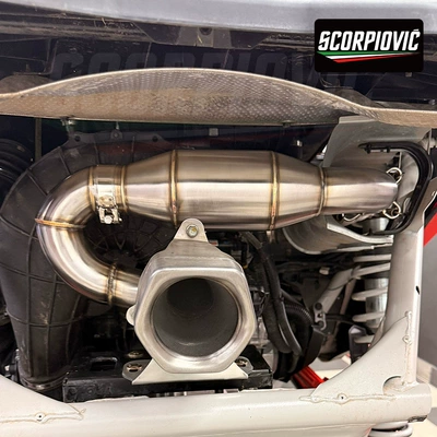 Motorcycle exhaust pipe CanAm Maverick X3 stainless
