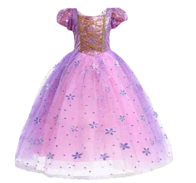 Christmas Long Hair Princess Cosplay Performance 2023 Ny tjejklänning_voghion.com