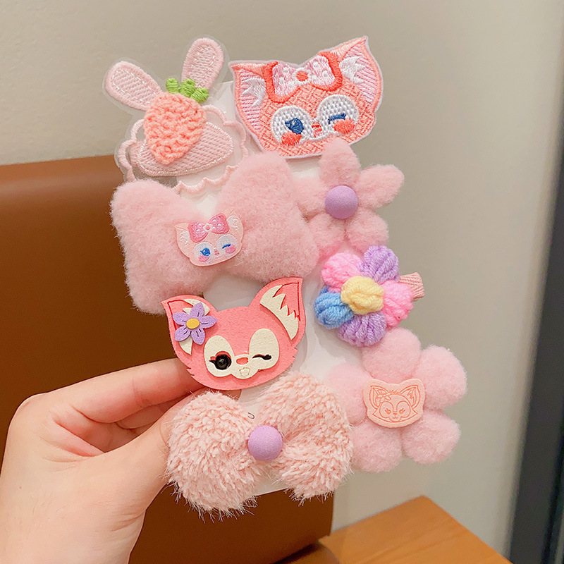 Red leche café brocas para el cabello bebé peludo brocas de arco brocas para el cabello de chicas caricaturas frente brocas para el cabello hechas a mano