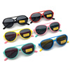 Children's silica gel cartoon sunglasses, glasses solar-powered