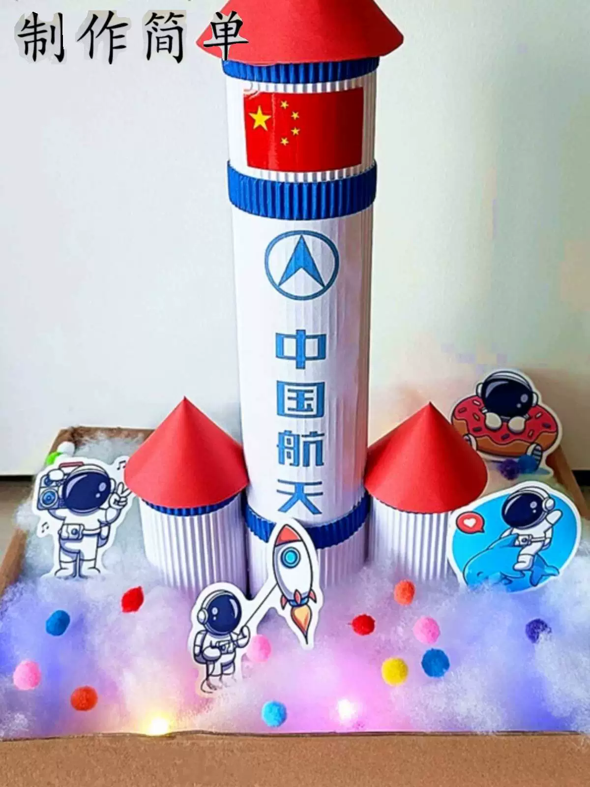 Бумажная трубка «сделай сам», использование отходов от пожаров, аэрокосмические материалы ручной работы, превращение отходов в сокровища, домашнее задание для детей и студентов