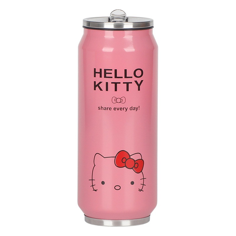 Coca-cola puede vacío taza de acero inoxidable taza de agua coche creativo niños estudiante beber taza de paja al por mayor