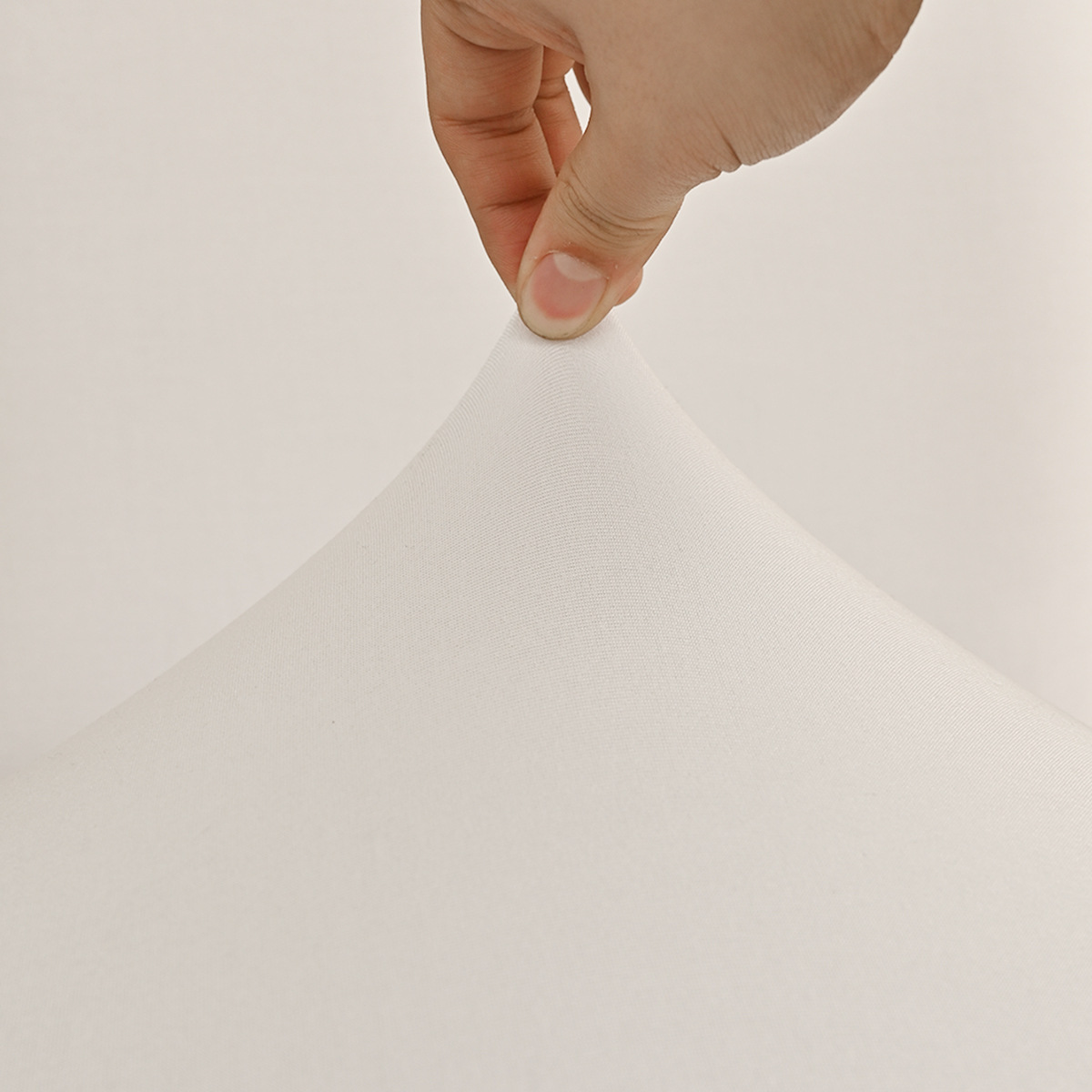 Nuevo estilo transfronterizo de seda de leche, cortina de encaje, falda, funda para silla, sensación de alta gama, funda para silla a prueba de polvo universal, TEMU