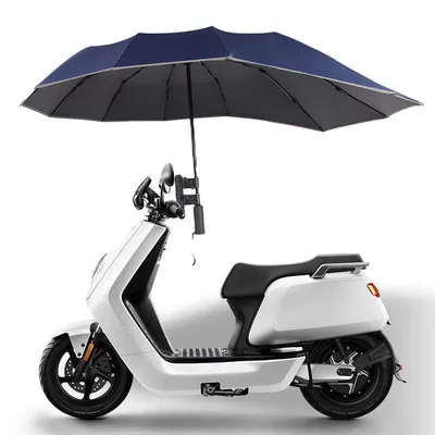 Elektromobil üçün ön şüşə çətiri (günlük): for rain and shine, eccentric - huiqi-automatic-extended-120cm-blue-glue-rainproof-sunproof-limited-time-launch-default-item