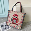 Cute cartoon shopping bag for mother and baby, capacious purse, wholesale, Korean style