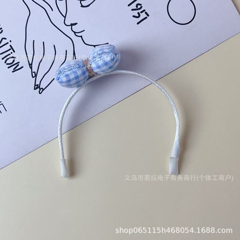 17cm拉布布发箍娃娃用头箍迷你蝴蝶结批发公仔玩偶珠光发饰|undefined