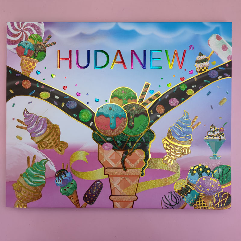 HUDA NEW新款99色外贸眼影盘珠光哑光金葱粉亮片不飞粉大地色眼影详情1