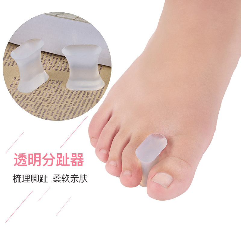 Transparent divided toe