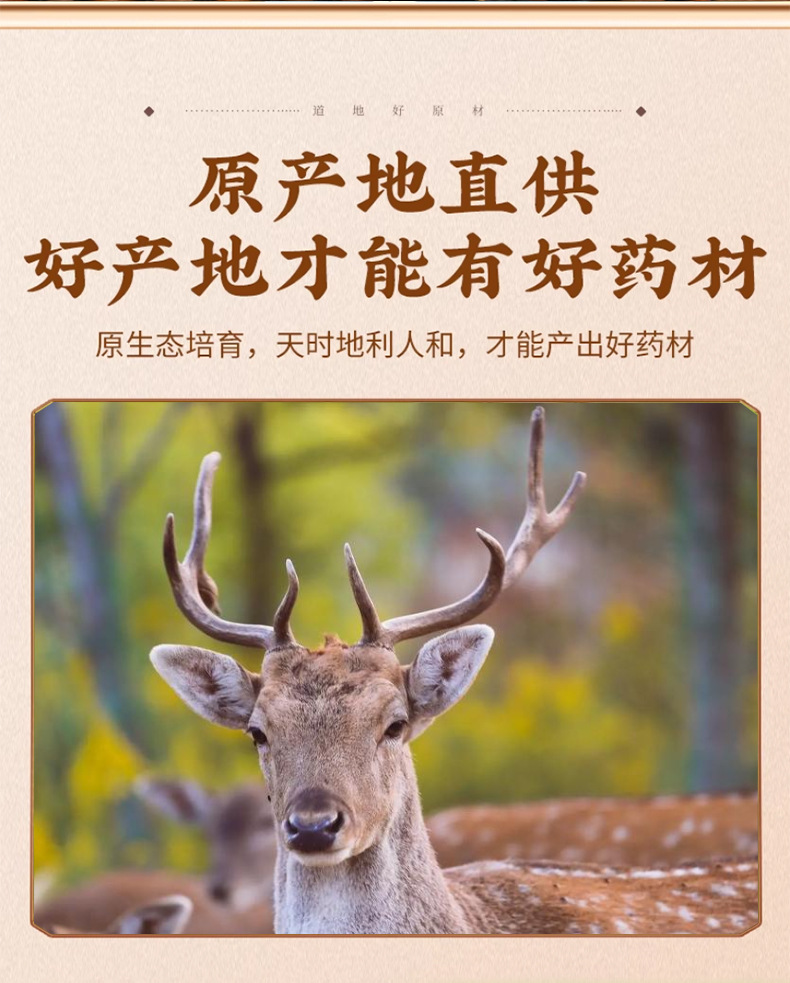 Deer Antler Powder Lujiao Shuang 鹿角霜 Traditional TCM Herb 500g Hand Selected key features
