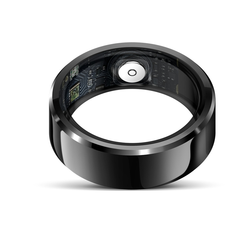 Nuevo anillo inteligente transfronterizo R6 con compartimiento de carga, medidor de frecuencia cardíaca de oxígeno impermeable, anillo inteligente para usar