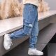 Boys jeans 2025 spring and autumn new children's clothing manufacturers wholesale small and medium-sized boys students children's pants