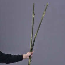 工厂直销仿真PU竹子酒店大堂婚庆宴会软装造景美陈仿真竹竿批发