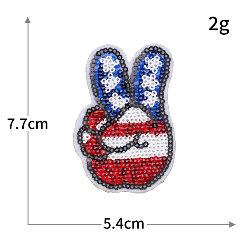 スパンコール刺繍サッカープラネットサングラスピーチハートノート漫画コンピュータ刺繍粘着刺繍布ステッカー在庫卸売|undefined