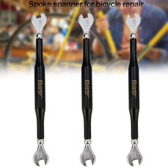 A carbon steel 14G and 15G specification spoke wrench for wholesale bicycle spoke repair, a bicycle repair tool.