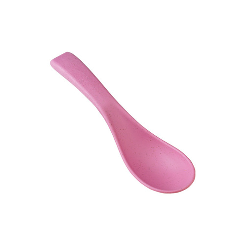 Nordic style plastic spoons, wheat straw children's tableware, household spoons, spoons plastic spoons manufacturers wholesale