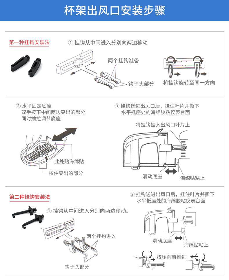 Japanese Yac Car Cup Holder Air Vent Ashtray Holder Tea Cup Water Bottle Mount Car Modification