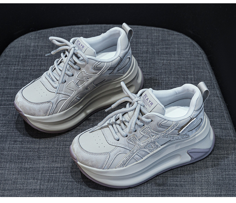 Giày sneaker nữ đế dày phong cách thể thao thời trang — M2997-1 Lông xám, M2997-1 Lông champagne, M2997 Lót đơn champagne, M2997 Lót đơn xám chi tiết 29