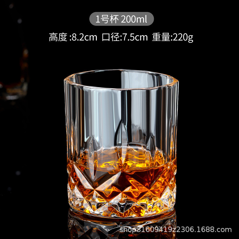 ヨーロッパ式水晶ガラスカップ家庭用洋杯ウイスキーカップセット創意大ビールカップ焼酎|undefined