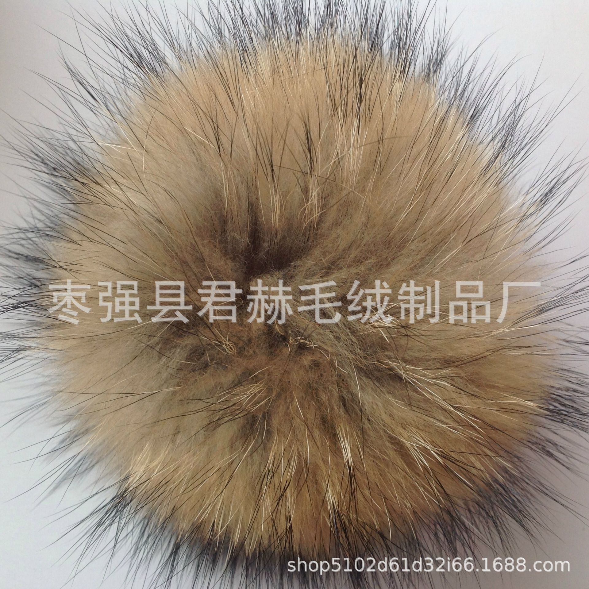 Bola de piel de mapache real de fábrica 9 10 11 12cm zapatos de sombrero de bola de piel ropa de bricolaje accesorios de joyería colgante