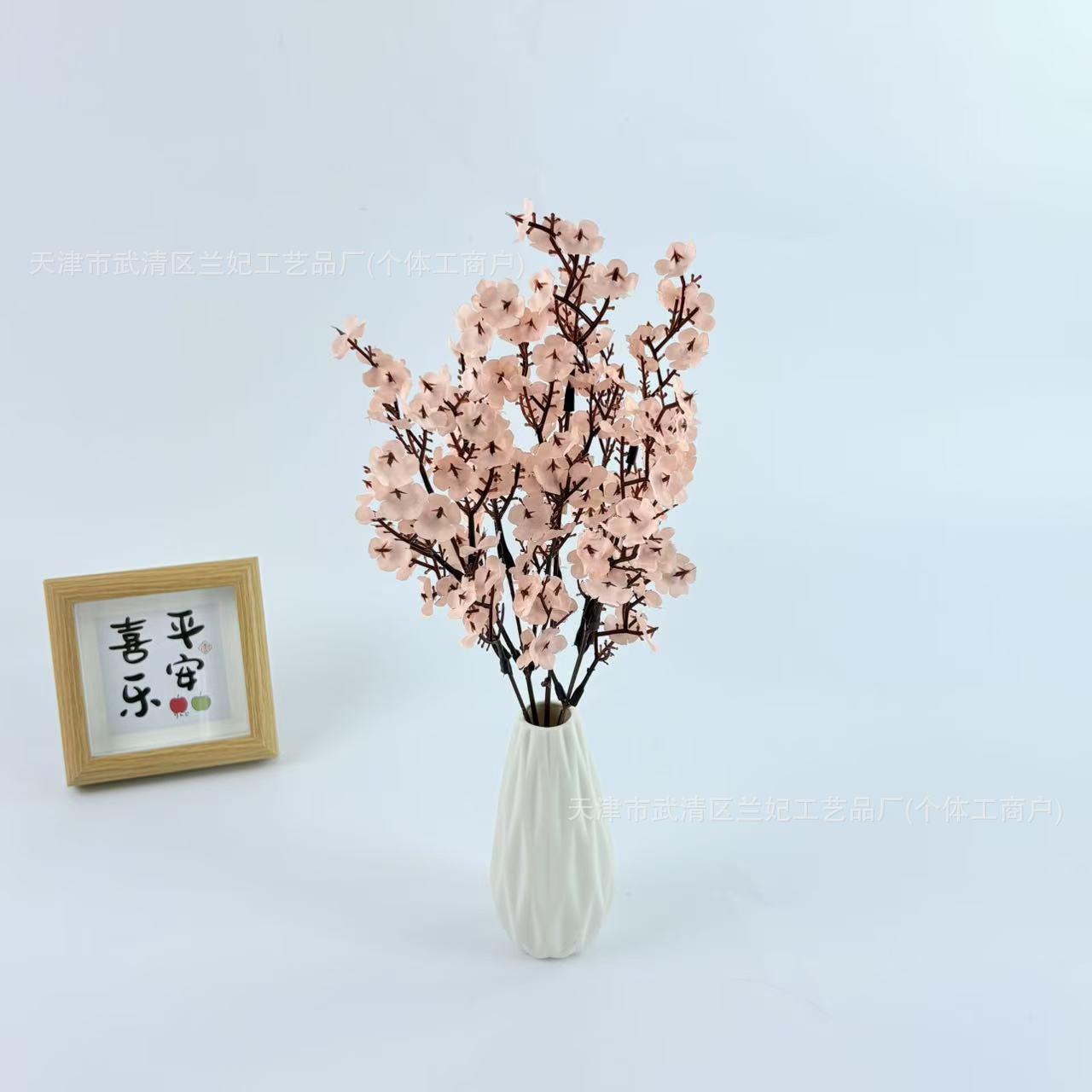 Cinco tiendas de seda cubiertas con estrellas celestes para la decoración de boda flor imitación flor al por mayor floral floral paisaje del centro comercial paisaje transfronterizo image 8