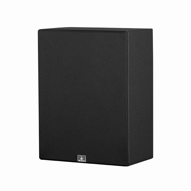 Altavoz al por mayor estantería de 8 pulgadas altavoz de alta fidelidad de tres frecuencias altavoz ligero Delgado montado en la pared Altavoz de cine en casa de 7,1 canales