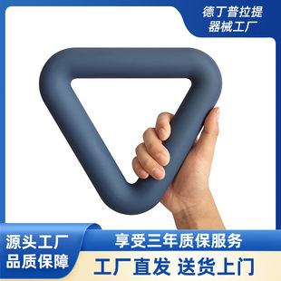 Weight-bearing triangle soft silicone dumbbell gym yoga silicone dumbbell cast iron wrap fall-resistant multicolor optional factory