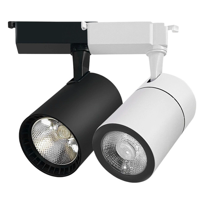 Трасса прожекционные огни COB направляющие рельсы 20W30W магазин одежды молочный чай магазин выставочный зал светодиодный рельсовый свет