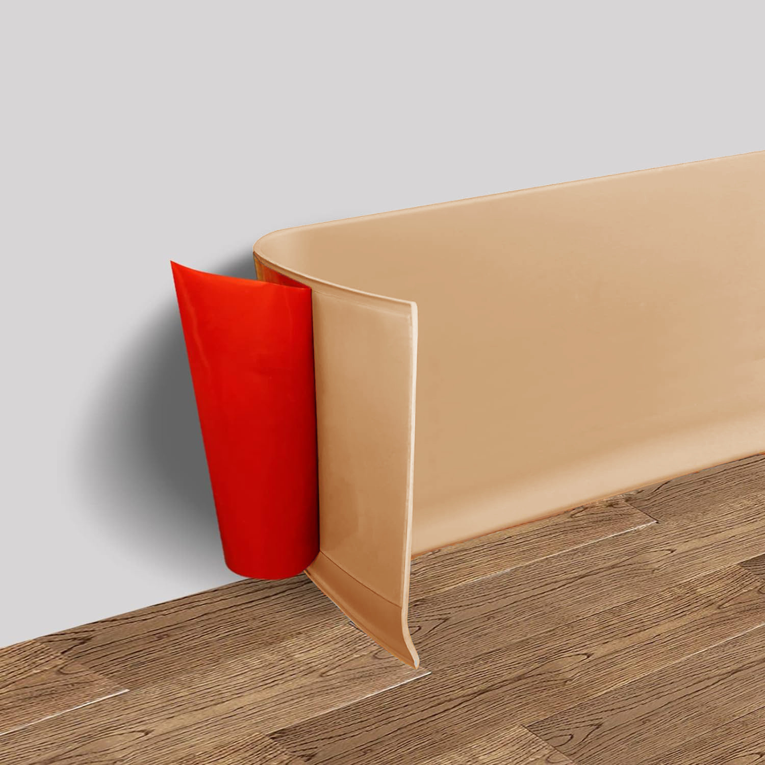 폭 10cm 베이스보드-(라이트 브라운)