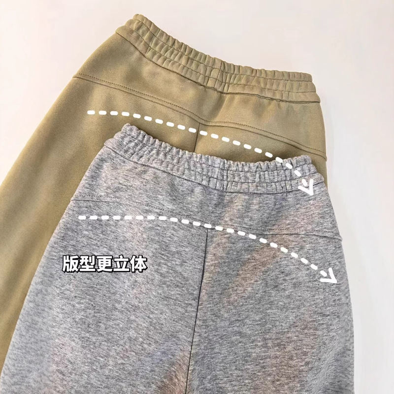 秋季新款童裤男女童户外洋气拼接运动裤工装裤中大童卫裤|undefined