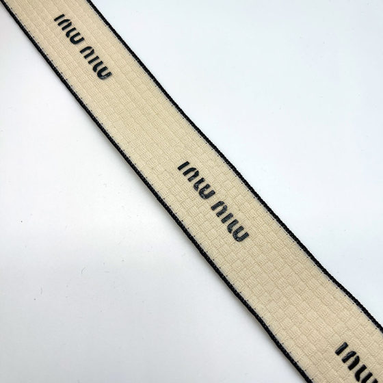 New in stock 4cm printed ribbon letter multi-color optional sweater casual pants side accessories support wholesale