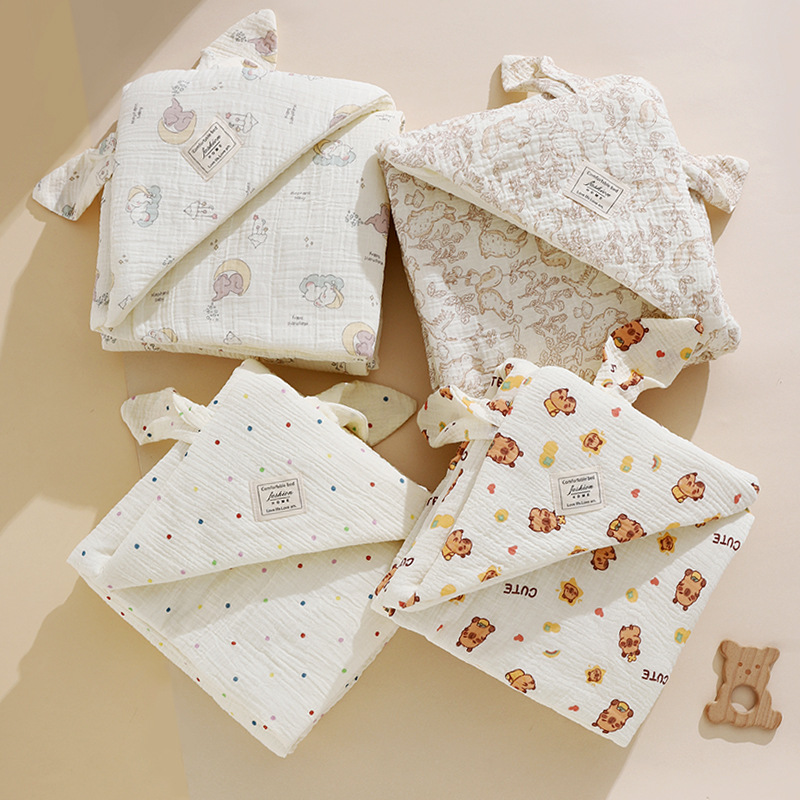 Newborn Baby Swaddle Blanket, Delivery Room Wrap Sheet, Newborn Swaddle Blanket, Pure Cotton Gauze, Thin Baby Swaddle Wrap, Breathable