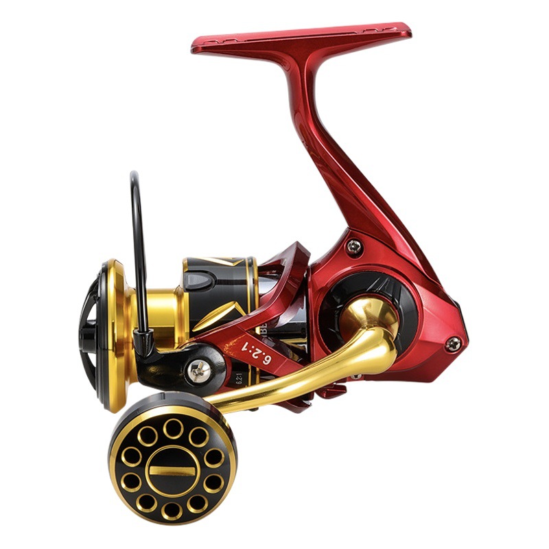 Carrete de spinning sin holguras, bobina profunda totalmente metálica, modelo insignia de alta velocidad, carrete para pesca en mar, carrete para pesca con señuelos, transfronterizo.