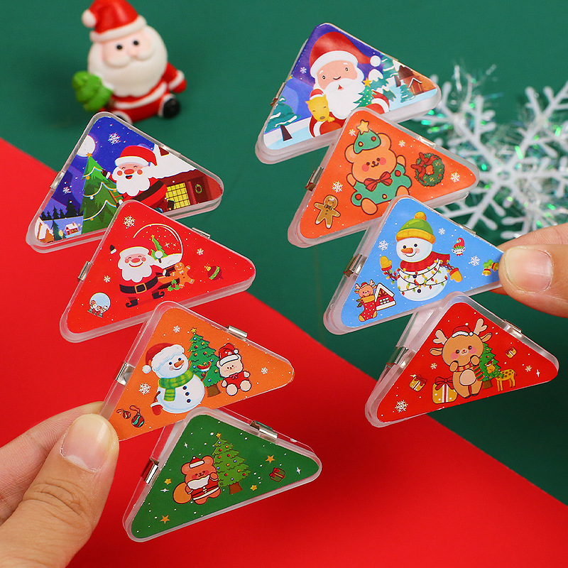 クリスマスプレゼント子供用スナップリング幼稚園クラス賞クリエイティブクリスマスデコレーションプチギフトスナップリング|undefined