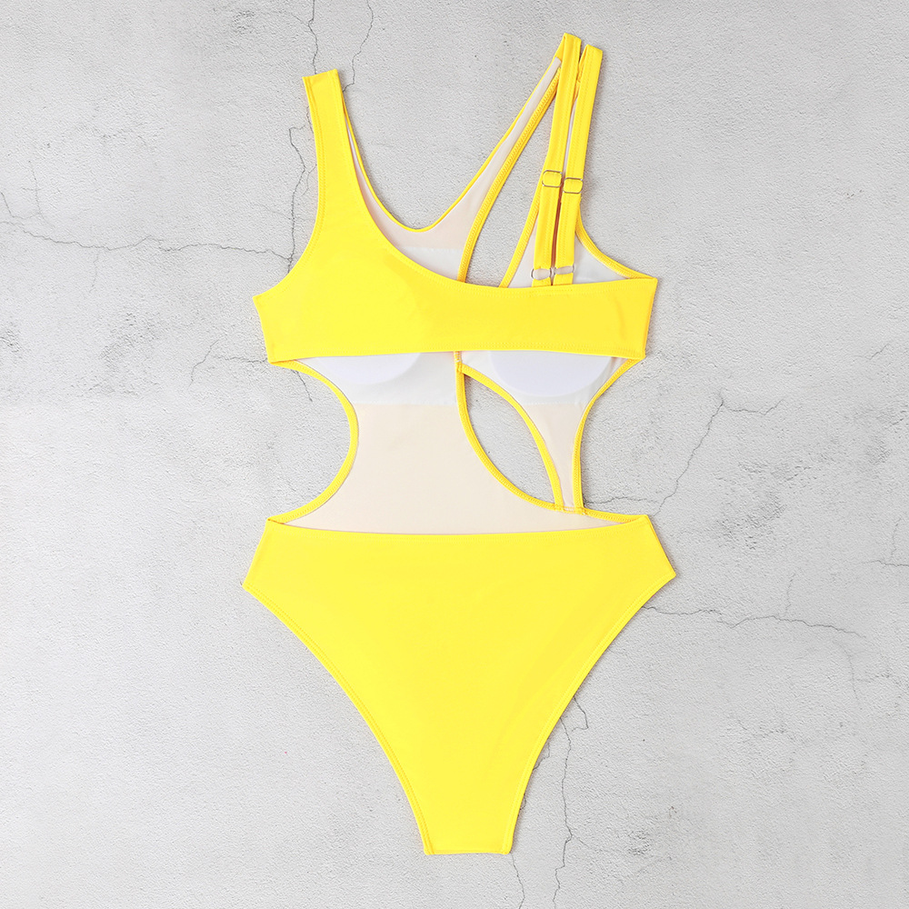 Sexy dames badpak met veters, eendelig bikini set design_voghion.com