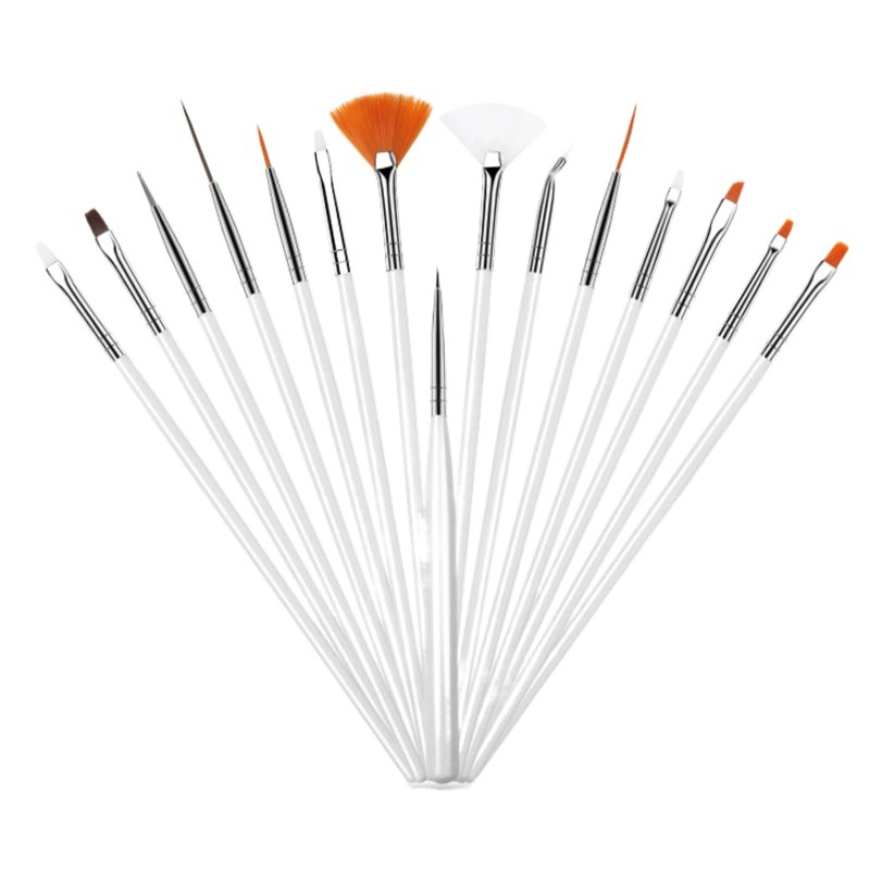 Раскрашенная ручка для рисования в японском стиле Кисть 15 ручек для дизайна ногтей костюм ручка для фототерапии лак для ногтей Клей Кисть для рисования Цветок Инструменты для дизайна ногтей