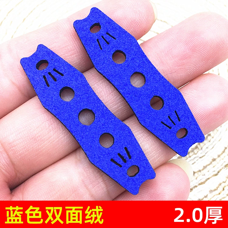 Нано-синий позиционирование трехлунный кожаный карман рогатки волоконный глушитель противоскользящий и износостойкий