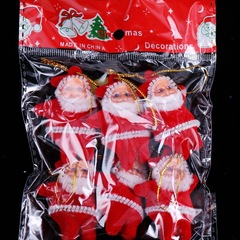 国境を越えたカラーの赤いペンダントクリスマスサンタクロースペンダント金粉クリスマスツリーアクセサリーメーカー