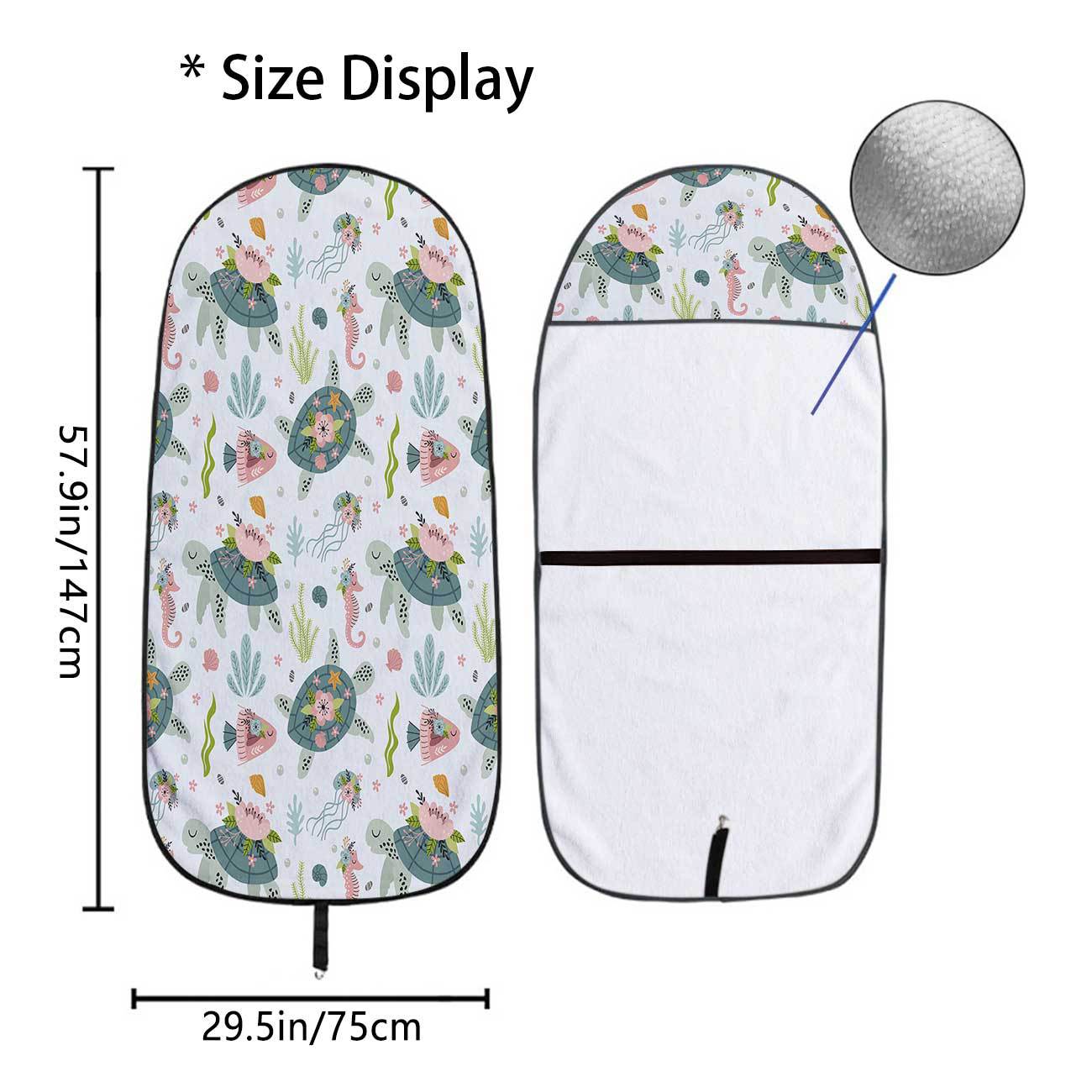 Marine seat towel cover front seat protector suitable for gym and exercise, universal for all seasons and car use