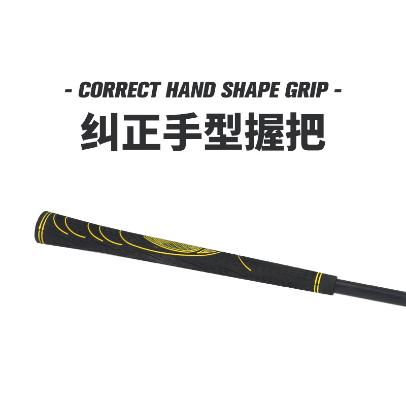 Asistente de enseñanza de entrenamiento de golf Barra de swing de golf de barra suave Barra de práctica de swing de cabeza de goma Fábrica al por mayor