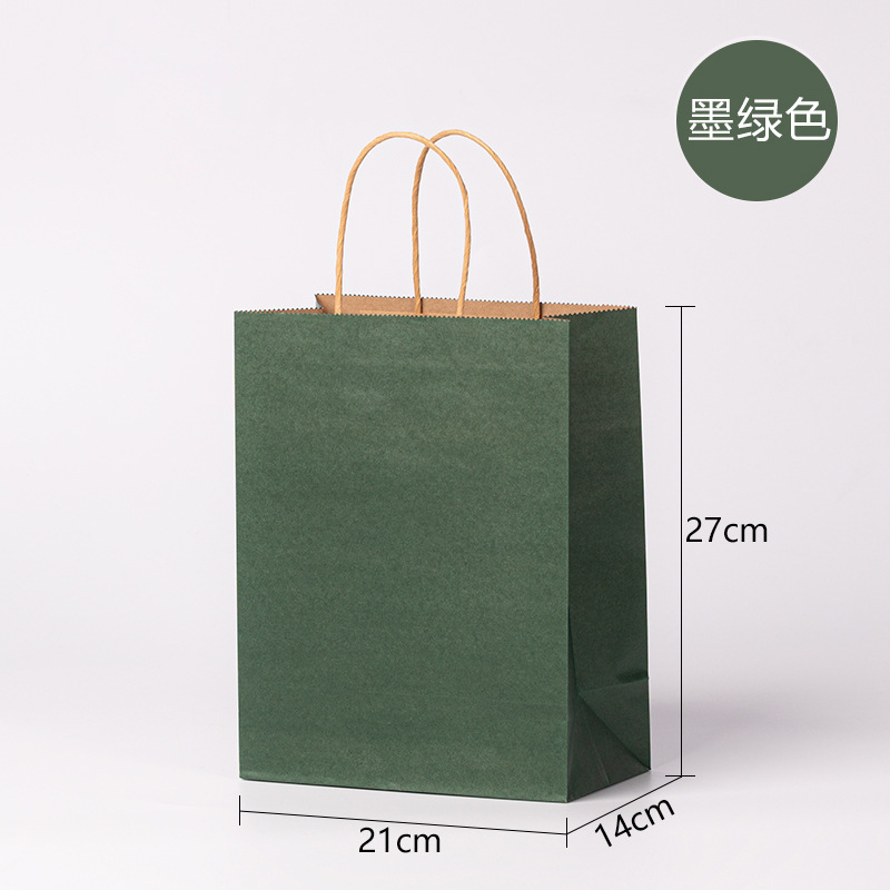 Bolsas de papel kraft, bolsas de regalo navideñas personalizadas, ropa, bolsos de comercio exterior, té con leche, café, tostado, bolsas para llevar